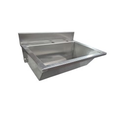 Lavatório com bancada para 01 torneira e Dosador 50cm - Construinox